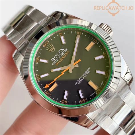 rolex milgauss replica swiss|rolex milgauss 116400 white.